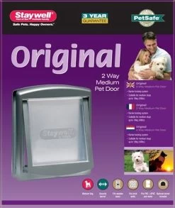Petsafe 757 Hondenluik - Medium - Zilver/Tranparant -Dierenwinkel 1010x1200 4