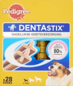Pedigree Dentastix Mini Hond Multipack - Gebitsverzorgende Hondensnack - 4 X 7 Stuks -Dierenwinkel 1015x1200