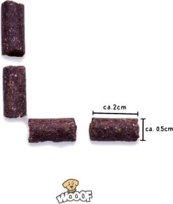 WOOOF Eend 18KG - Geperst Hondenvoer - Hypoallergeen Hondenvoer - Geperste Hondenbrokken - Droogvoer -Dierenwinkel 1018x1200