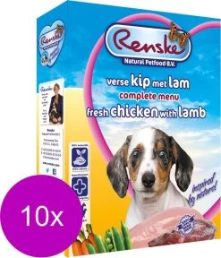 10x Renske Vers Gestoomd Complete Menu Kip - Lam 395 Gr -Dierenwinkel 1028x1200 1