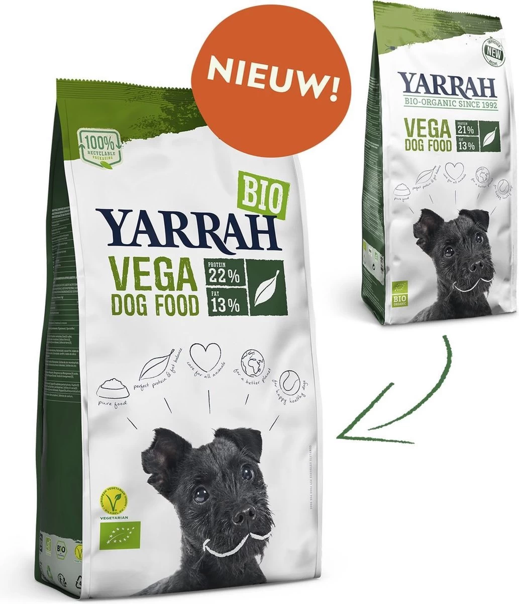 Yarrah Dog Biologische Brokken Vega Baobab / Kokosolie (10 KG) 4 Yarrah Dog Biologische Brokken Vega Baobab / Kokosolie (10 KG) - Afbeelding 2
