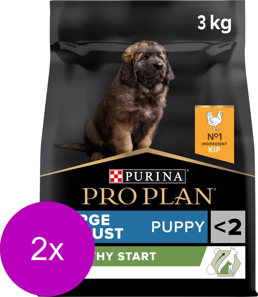 Pro Plan Dog Puppy Large Breed Robust Kip - Hondenvoer - 2 X 3 Kg 5 Pro Plan Dog Puppy Large Breed Robust Kip - Hondenvoer - 2 X 3 Kg - Afbeelding 3