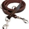 Multifunctionele Hondenriem - 220cm - Bruin - Leren Hondenriem - 100% Volnerfleer - Hondenriem Leer - Leiband Hond -Dierenwinkel 1072x1200 1