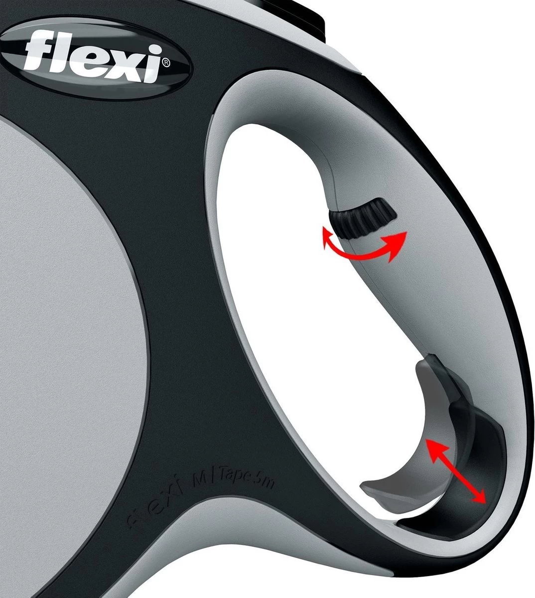 Flexi New Comfort - Hondenriem - Koord - Grijs - M - 8M 6 Flexi New Comfort - Hondenriem - Koord - Grijs - M - 8M - Afbeelding 4