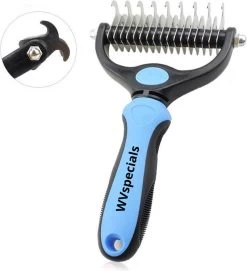 Professionele 2-Zijdige Ondervacht Kam Voor Hond En Kat – Hondenborstel – Kattenborstel - Hondenkam –Anti Klit - Haarverwijderaar Voor Huisdieren - Pijnloos - – Klittenkam – Verwijdert Klitten – Voorkomt Haaruitval – Black Friday - Sinterklaas -Dierenwinkel 1093x1200 3