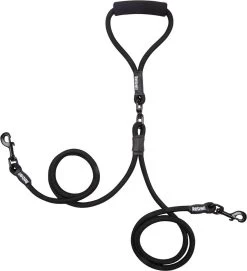 Rebel Petz - Dubbele Verstelbare Hondenriem Voor Twee Honden - Met Draaibare Sluiting En Zacht Handvat - Small En Large - Large (140 Cm Lang, Ø 12 Mm) 34 Rebel Petz - Dubbele Verstelbare Hondenriem Voor Twee Honden - Met Draaibare Sluiting En Zacht Handvat - Small En Large - Large (140 Cm Lang, Ø 12 Mm) -Dierenwinkel 1094x1200