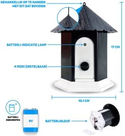 Vulpes Pets® Anti Blaf Apparaat Pro - Anti Blafband Voor Alle Honden - Luxe Hondentrainer - Diervriendelijk & Zonder Schok - Inclusief 9V Batterij - Waterbestendig - Ophangbaar - Instelbare Ultrasone Niveauregeling - 4 Standen -Dierenwinkel 1111x1200 2