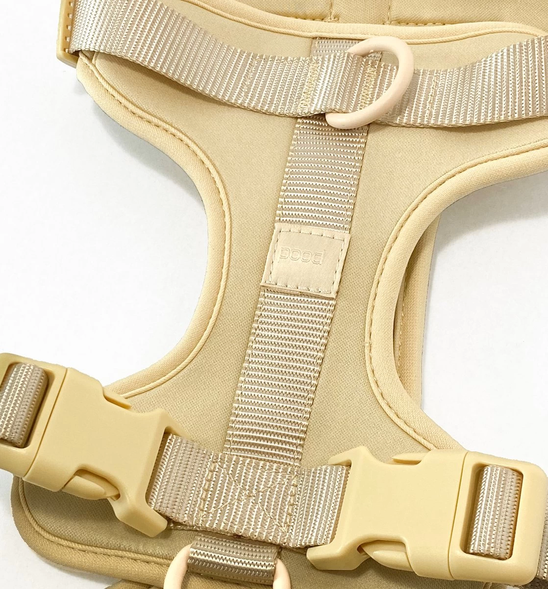 Pood Anti-Trek Hondentuig - Verstelbaar Stijlvol Hondenharnas - Y Tuig - XS Kleine Hond - Beige 5 Pood Anti-Trek Hondentuig - Verstelbaar Stijlvol Hondenharnas - Y Tuig - XS Kleine Hond - Beige - Afbeelding 3