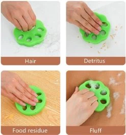 Merkloos Wasmachine Herbruikbare Haarverwijderaar - Huisdierhaar Verwijderaar - Anti Haren - Accessoires Wasmachine - Groen - 1 Stuks -Dierenwinkel 1121x1200 2