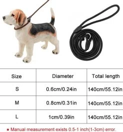 LOUZIR Cesar Millan Sliplijn Met Stop - Hondenriem - Rood - 130 Cm -Dierenwinkel 1121x1200 4