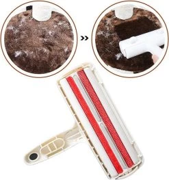 Merkloos Hoogwaardige Huisdierhaar Verwijderaar - Beste Oplossing Tegen Huisdierharen - Hondenhaar Verwijderaar - Kattenhaar Verwijderaar - Pluizenborstel - Haren Verwijderen - Ontharingsborstel - Haarvanger - Wit -Dierenwinkel 1127x1200 1