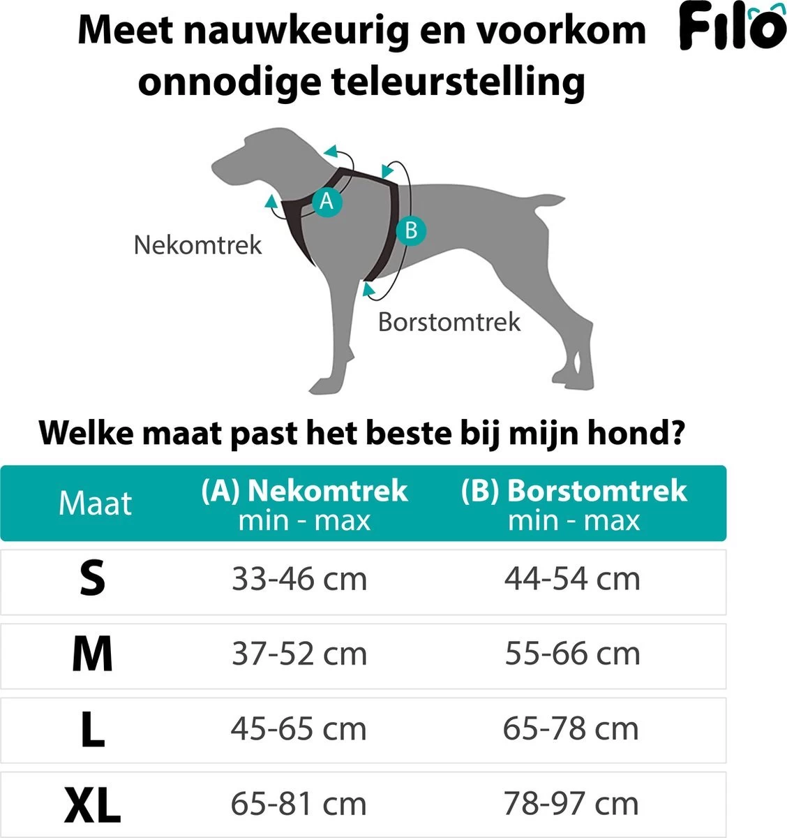 Filo Anti Trek Hondentuig Maat XL Met Hondenriem - Y Tuig Hond Verstelbaar - Hondenharnas Met Hondenlijn - Honden Tuigje - Leiband Hond - Hondentuigje - Extra Large - Riem 6 Filo Anti Trek Hondentuig Maat XL Met Hondenriem - Y Tuig Hond Verstelbaar - Hondenharnas Met Hondenlijn - Honden Tuigje - Leiband Hond - Hondentuigje - Extra Large - Riem - Afbeelding 4