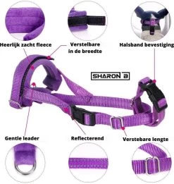 Sharon-B Muilkorf Turquoise Maat S - Fleece - Reflecterend - Kleine Hond -Dierenwinkel 1135x1200 3