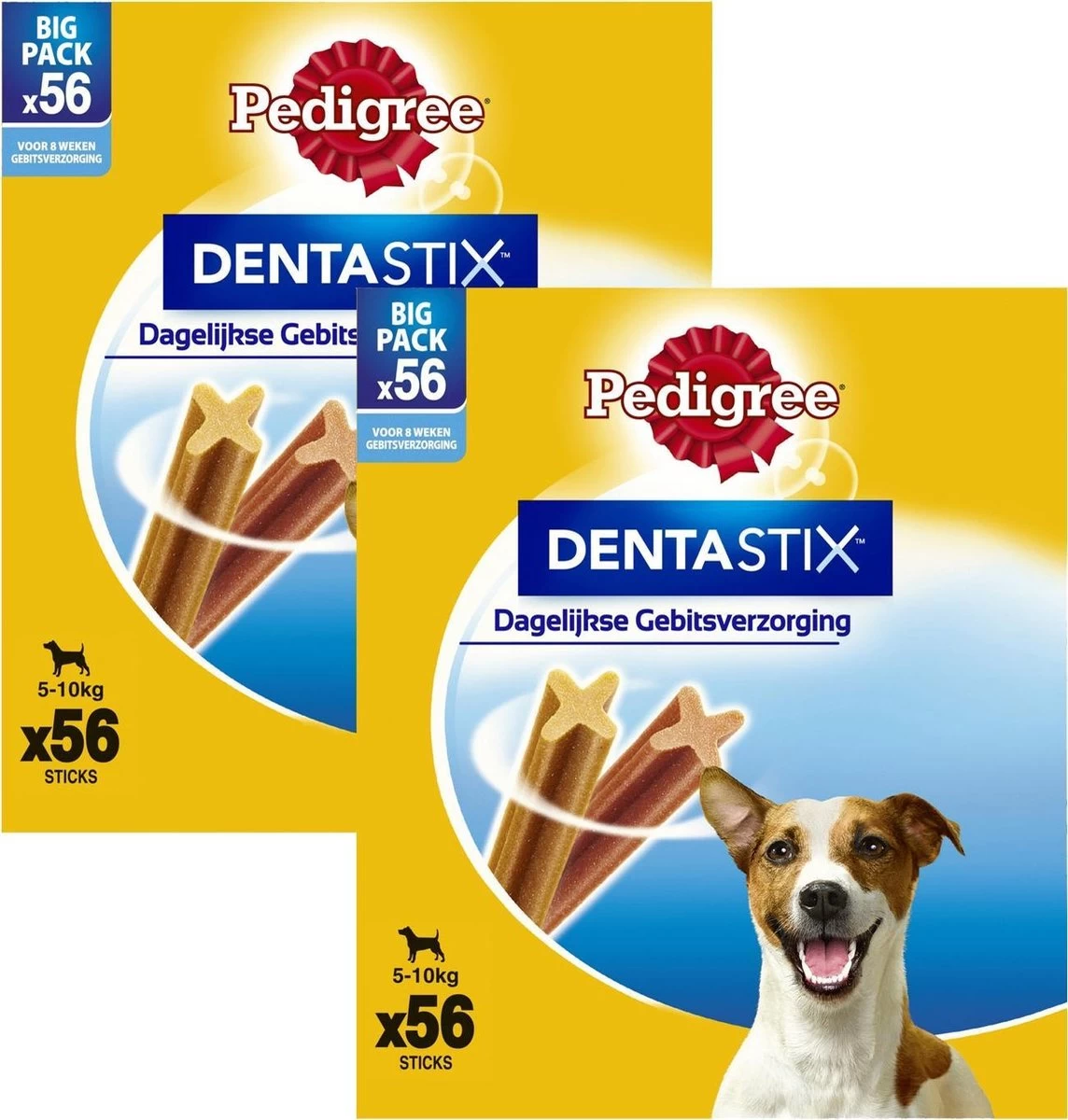 Pedigree Dentastix Mini Hond Voordeelpak - Gebitsverzorgende Hondensnack - 2 X 56 Stuks 8 Pedigree Dentastix Mini Hond Voordeelpak - Gebitsverzorgende Hondensnack - 2 X 56 Stuks - Afbeelding 6