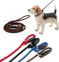 LOUZIR Cesar Millan Sliplijn Met Stop - Hondenriem - Rood - 130 Cm -Dierenwinkel 1144x1200 5