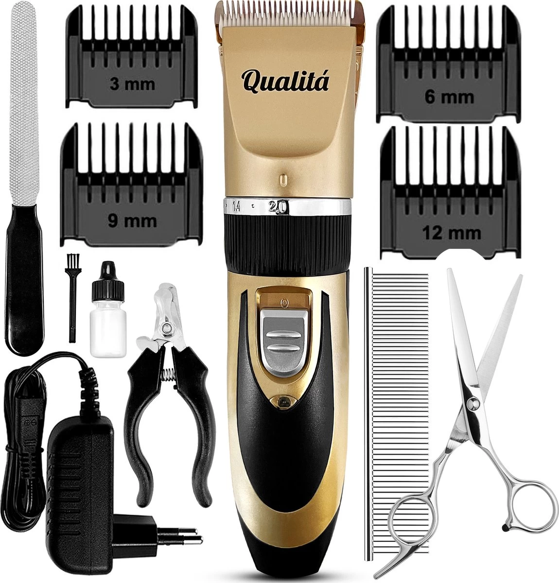 Merkloos Professionele Honden Tondeuse Set - Tondeuse Voor Huisdier Honden En Katten - Hondentrimmer - Hondentondeuse 8 Merkloos Professionele Honden Tondeuse Set - Tondeuse Voor Huisdier Honden En Katten - Hondentrimmer - Hondentondeuse - Afbeelding 6