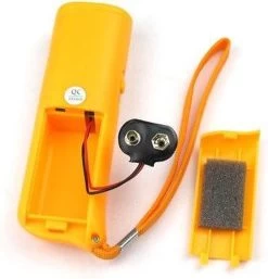 Ultrasone Hondentrainer / Hondenverjager LED Verlichting Geel -Dierenwinkel 1153x1200 4