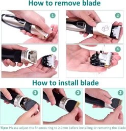 Merkloos Professionele Dierentondeuse - Scheerapparaat Voor Honden En Katten - Trimmer - 4 Opzetstukken - Oplaadbaar - Draadloos - Stil - Verschillende Haar En Vachtlengtes - Haartrimmer - Hondentrimmer - Honden Trimmer - Honden Knippen - Haren Knippen -Dierenwinkel 1154x1200 3