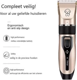 Complete Hondentondeuse Set - Draadloos Tondeuse - Scheerapparaat Voor Je Hond Of Kat - Huisdier Trimmer - Professionele Dierentondeuse - Dieren Verzorging - -Dierenwinkel 1156x1200