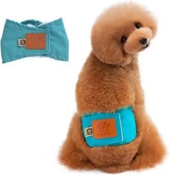 Merkloos Hondenluier Voor Kleine Hond - Luier Voor Reu - Buikband Maat S 27 Cm X 25 Cm