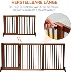 PawHut Barrière Verstelbare Lengte D06-079V01 -Dierenwinkel 1173x1200 15
