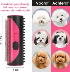 Frenkies HuisdierPlezier Hondenborstel - Borstels - Hondenborstel - Hondenkam - Roze -Dierenwinkel 1173x1200 3
