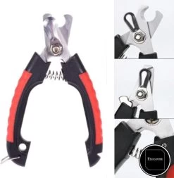 ElegaPet Professionele Nagelknipper Hond L - Rood Zwart - Dier - Nageltang Met Veiligheidsstop Nagelschaar -Dierenwinkel 1173x1200 5