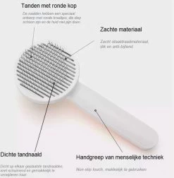 Kattenborstel - Kattenkam - Hondenborstel - Kattenhaar Verwijderaar - Haarverwijderaar Voor Huisdieren - Kattenhaar - Hondenhaar - Haarverwijderaar Voor Huisdieren - Langharig/Kortharig - Katten Accessoires - Katten - Blauwe Kleur -Dierenwinkel 1178x1200 1