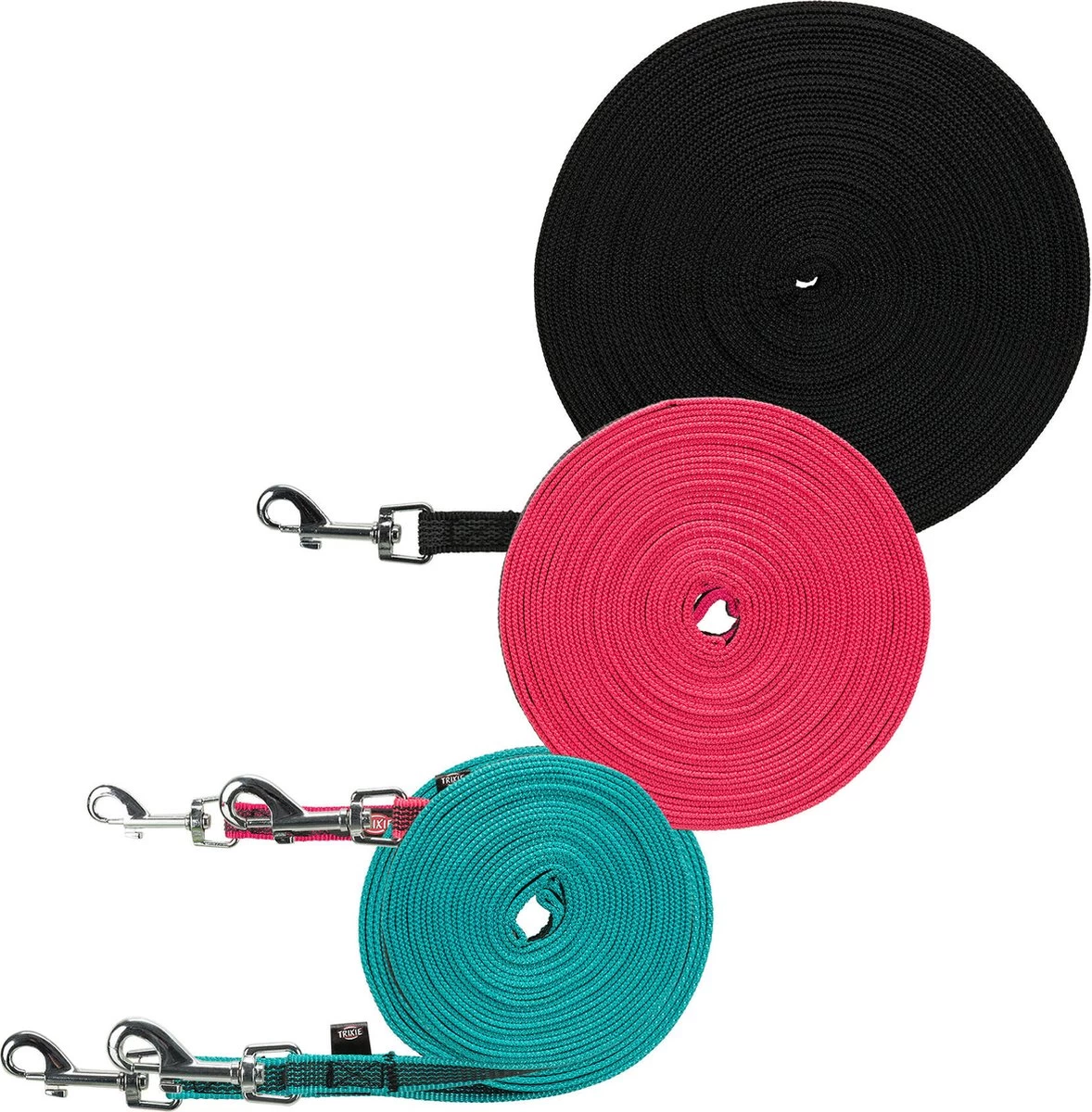 Trixie Hondenriem Sleeplijn Met Rubber Turquoise 3 Trixie Hondenriem Sleeplijn Met Rubber Turquoise