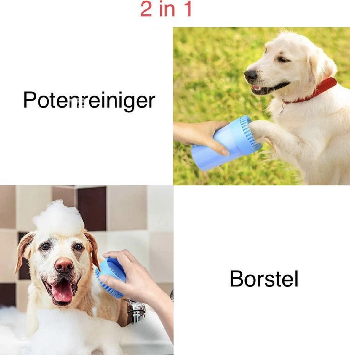 Fuzly - Hondenpoot Reiniger - + Handdoek - Hondenborstel - Hondenverzorging - Verzorging Hond - Hond Wassen - Blauw 5 Fuzly - Hondenpoot Reiniger - + Handdoek - Hondenborstel - Hondenverzorging - Verzorging Hond - Hond Wassen - Blauw - Afbeelding 3