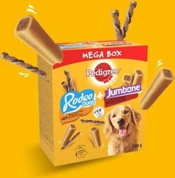 Pedigree Megabox Hondensnacks - 24 X Rodeo En 4 X Jumbone - 780 Gr -Dierenwinkel 1183x1200 1
