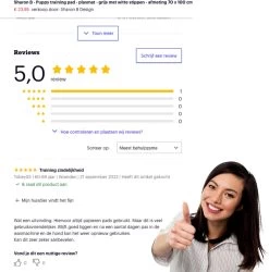 XXL Puppy Training Pad - Plasmat - Zwart - 104 X 104 Cm - Hondentoilet - Herbruikbaar - Wasbaar -Dierenwinkel 1185x1200 8