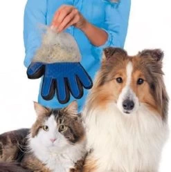 Vacht Verzorgingsborstel Voor Huisdieren - Blauw - LimitedDeals - Voor Honden Katten Konijnen Paarden - Tevens Massage Handschoen Voor Dieren! - Goed Voor De Verzorging Van De Vacht -Dierenwinkel 1189x1200 9