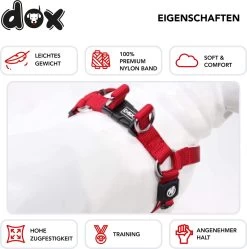 DDOXX Hondenharnas Nylon, Step-In, Verstelbaar, Uitbraakbestendig | Voor Kleine, Middelgrote & Grote Honden | Borstharnas Hond Kat Puppy Auto | Puppy Harnas Kat Harnas | Rood, S 13 DDOXX Hondenharnas Nylon, Step-In, Verstelbaar, Uitbraakbestendig | Voor Kleine, Middelgrote & Grote Honden | Borstharnas Hond Kat Puppy Auto | Puppy Harnas Kat Harnas | Rood, S -Dierenwinkel 1190x1200 11
