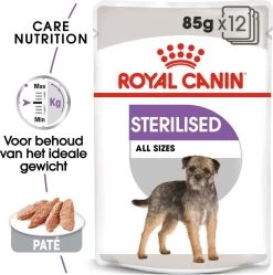 Royal Canin Ccn Sterilised Wet - Hondenvoer - 12x85 G -Dierenwinkel 1191x1200