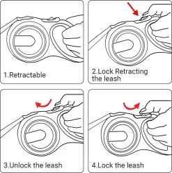 IGOODS - Uitlaatriem - Honden Riem - Katten Riem - Uitlaatriem Voor Dieren - Rollijn - 5 Meter Lang Roze -Dierenwinkel 1192x1200 18