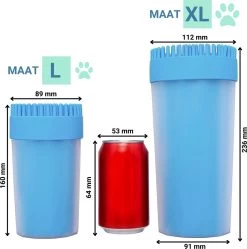 TIKKENS Hondenpoten Reiniger 2-in-1 - Hondenborstel - Hondenpoot Reiniger - Huisdier Poot Wassen - Hondenverzorging - Honden Wassen - Inclusief Microvezeldoek - XL -Dierenwinkel 1192x1200 6