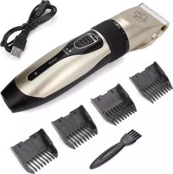 Merkloos Professionele Dierentondeuse - Scheerapparaat Voor Honden En Katten - Trimmer - 4 Opzetstukken - Oplaadbaar - Draadloos - Stil - Verschillende Haar En Vachtlengtes - Haartrimmer - Hondentrimmer - Honden Trimmer - Honden Knippen - Haren Knippen -Dierenwinkel 1194x1200 5