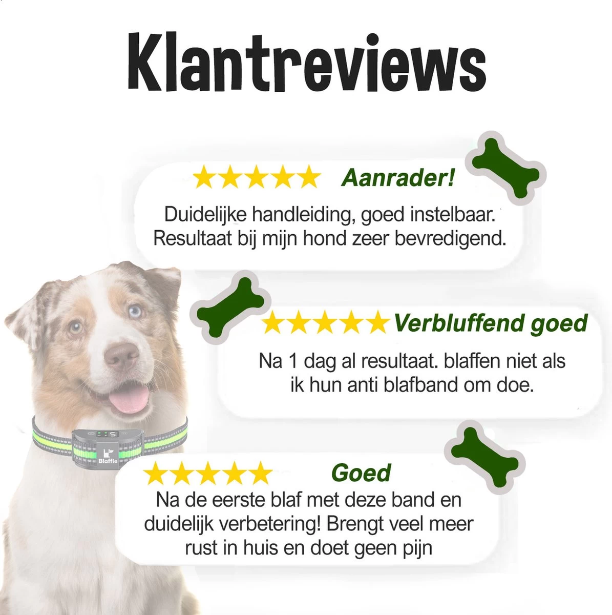 Blaffie® Anti Blafband – Trainingshalsband Voor Kleine En Grote Honden – Oplaadbaar– Anti Blaf Apparaat – Zonder Schok – Diervriendelijk - Blafband Voor Honden 9 Blaffie® Anti Blafband – Trainingshalsband Voor Kleine En Grote Honden – Oplaadbaar– Anti Blaf Apparaat – Zonder Schok – Diervriendelijk - Blafband Voor Honden - Afbeelding 7