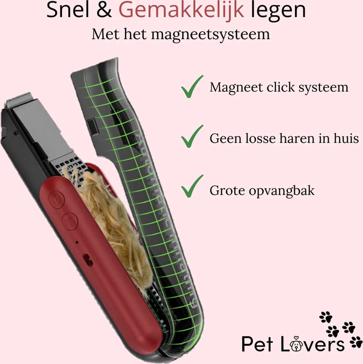 Pet Lovers - Hondentondeuse - Hondentondeuse - Automatische Inhalerende Haren - Dierentondeuse - Hondentrimmer - Hondentondeuse Dikke Vacht - Tondeuse Voor Honden - Hondentondeuse - Draadloos - 2 Opzetkammen - Honden En Katten Tondeuse 10 Pet Lovers - Hondentondeuse - Hondentondeuse - Automatische Inhalerende Haren - Dierentondeuse - Hondentrimmer - Hondentondeuse Dikke Vacht - Tondeuse Voor Honden - Hondentondeuse - Draadloos - 2 Opzetkammen - Honden En Katten Tondeuse - Afbeelding 8