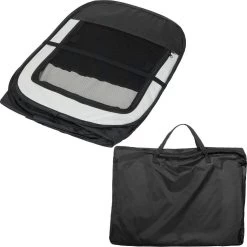 Dailyibed Opvouwbare Puppyren - Zwart - 115x115x58 Cm - Incl. Draagtas - Incl. Voederbak -Dierenwinkel 1198x1200 41