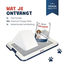 JC Pets Premium Pad Houder Met Rooster - Inclusief 20 Puppy Training Pads - Hondentoilet - Zindelijkheidstraining Hond -Dierenwinkel 1199x1200 17