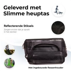 Canicross Looplijn Hond Met Heupriem Voor Hardlopen - Elastische Handsfree Hondenriem - Honden Trainingslijn - 150/200cm - Grijs -Dierenwinkel 1199x1200 20