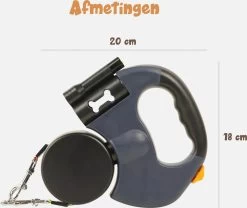 Dubbele Honden Riem – Leiband Hond – Hondenlijn – Looplijn Hond – 2 Honden – 3 Meter – Tot 12kg Per Hond – Reflecterende Lijnen – Met Zaklamp – 360° Draaien – Verstelbaar - Navy Blauw -Dierenwinkel 1200x1009 2