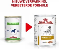 Royal Canin Urinary S/O Hond - 12 X 410 G Blikken -Dierenwinkel 1200x1010