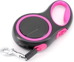 IGOODS - Uitlaatriem - Honden Riem - Katten Riem - Uitlaatriem Voor Dieren - Rollijn - 5 Meter Lang Roze -Dierenwinkel 1200x1011 3