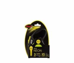 Flexi New Classic - Hondenriem Incl. Neon Band - Geel - S - 5 M - (<12 Kg) -Dierenwinkel 1200x1021 3