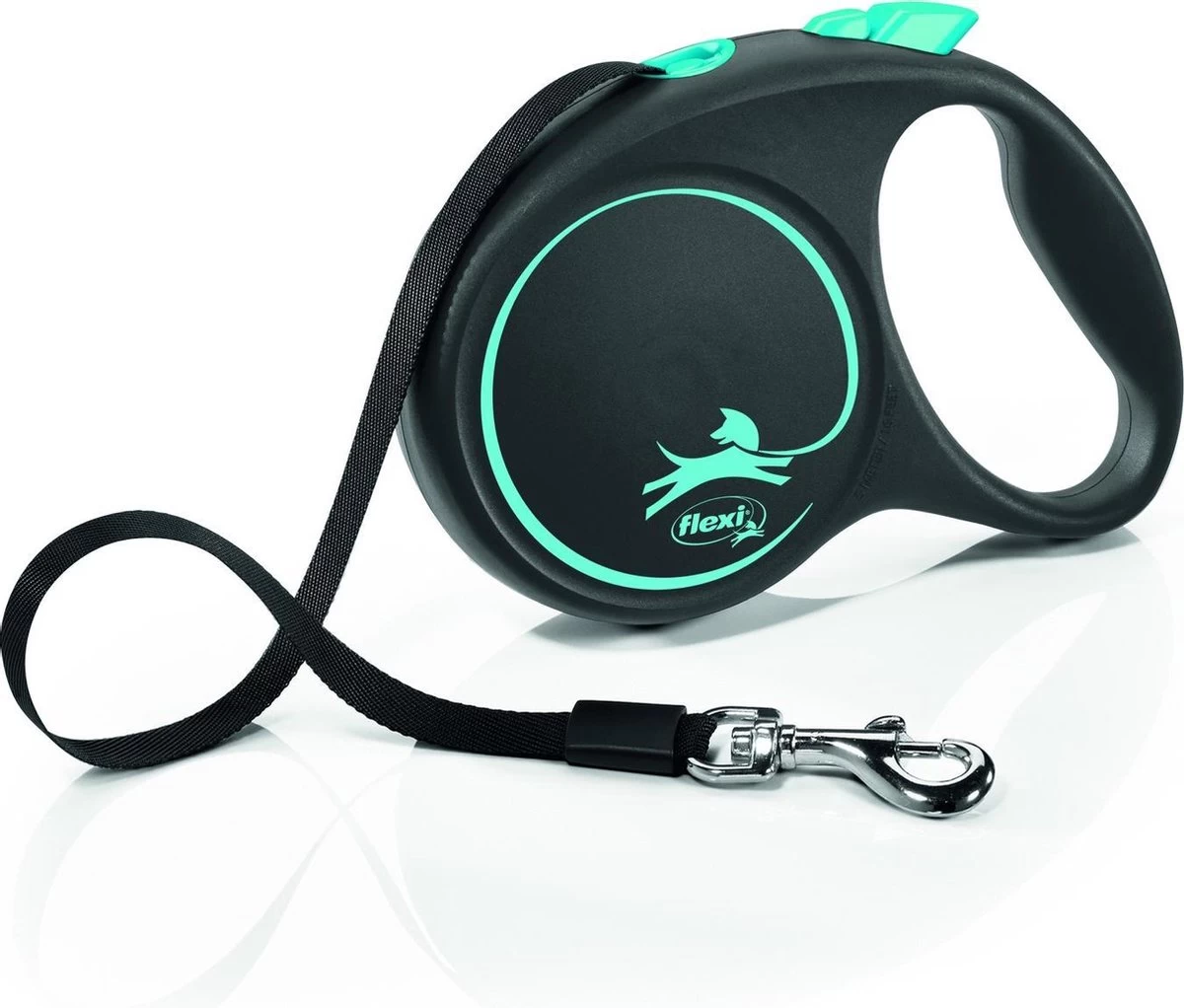 Flexi Rollijn Design - Zwart / Blauw - L 3 Flexi Rollijn Design - Zwart / Blauw - L