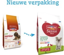 Smolke Senior Mini - Kip - Hondenvoer - 3 Kg -Dierenwinkel 1200x1040
