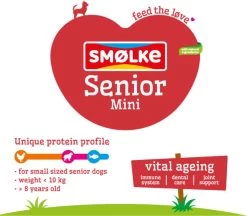 Smolke Senior Mini - Kip - Hondenvoer - 3 Kg -Dierenwinkel 1200x1050